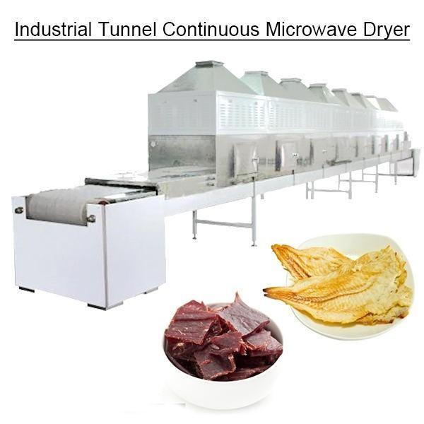 Промышленная туннельная непрерывная микроволновая сушилка #1 image